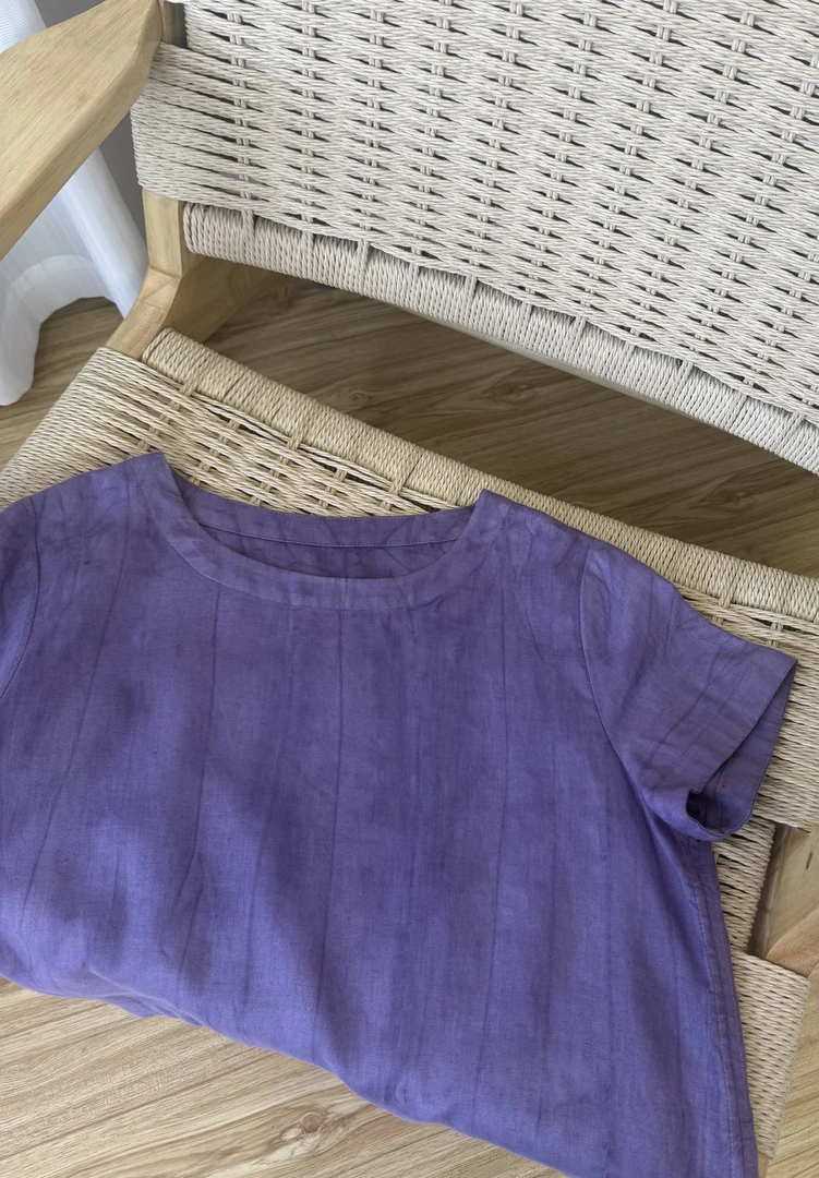 【初见】100%汉麻小衫短袖T恤休闲百搭