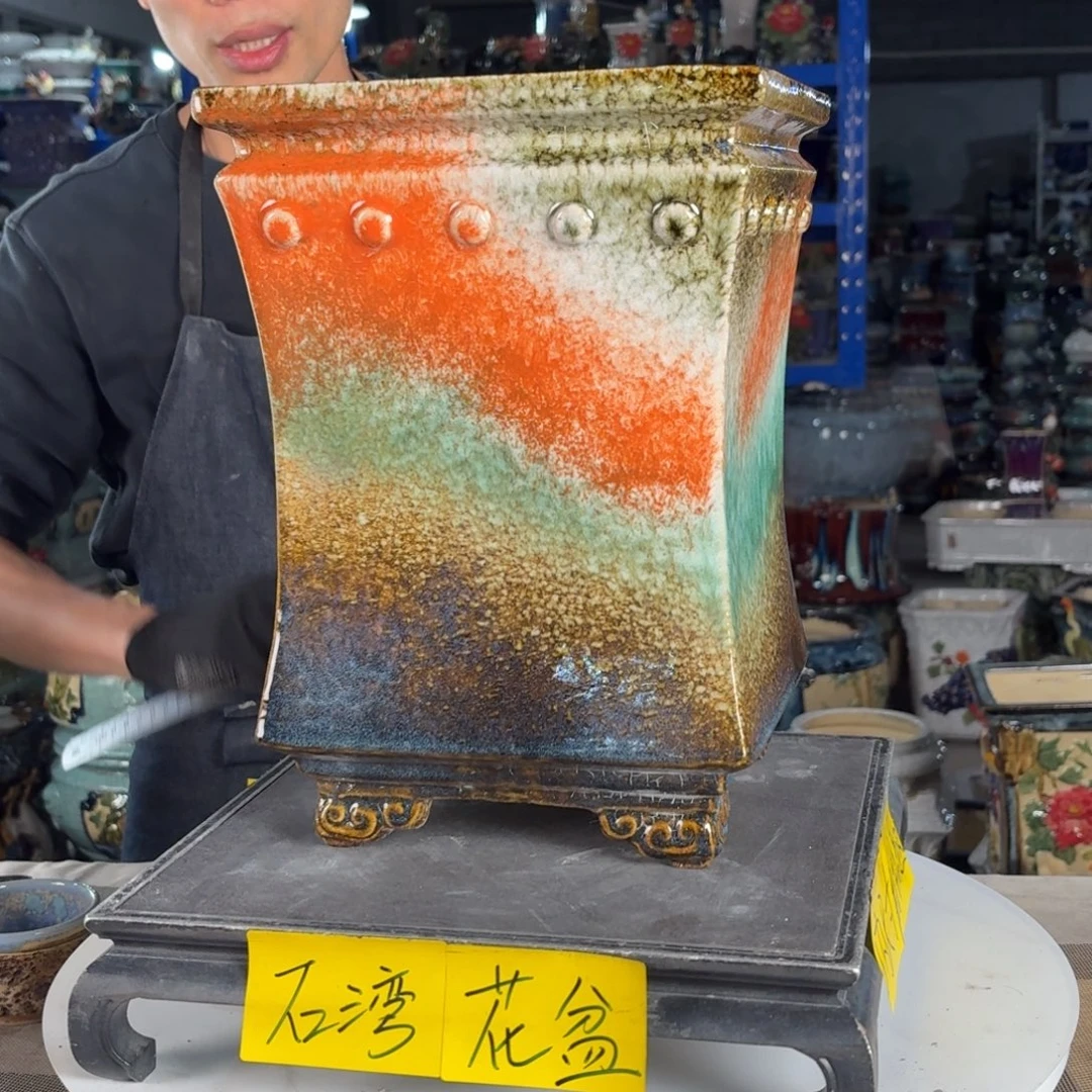 一风堂石湾花盆 内18*28