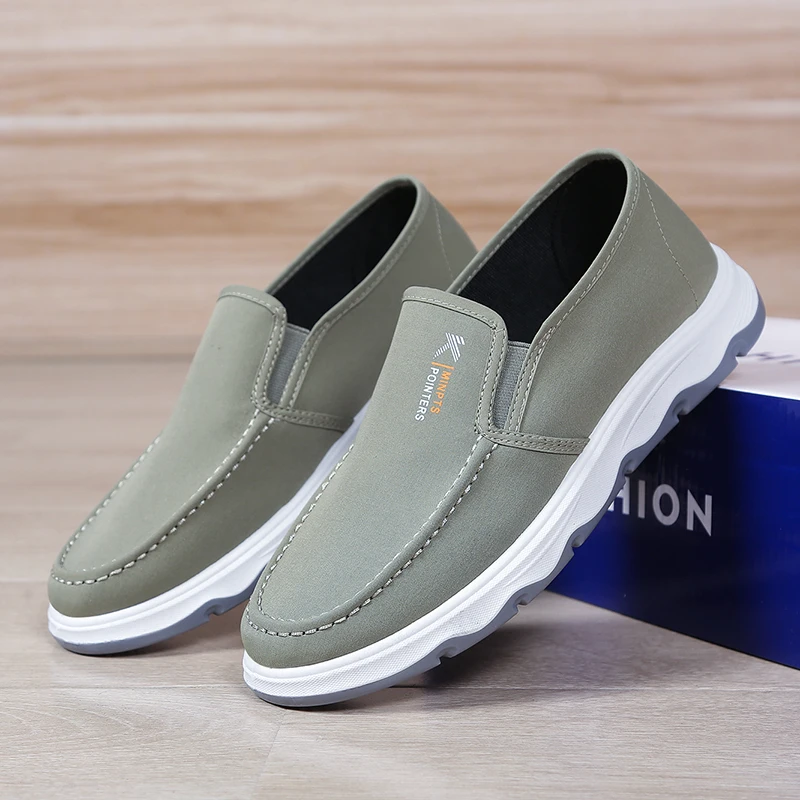 2025休闲男鞋新款夏季中老年爸爸鞋舒适低帮驾车鞋轻便老北京布鞋