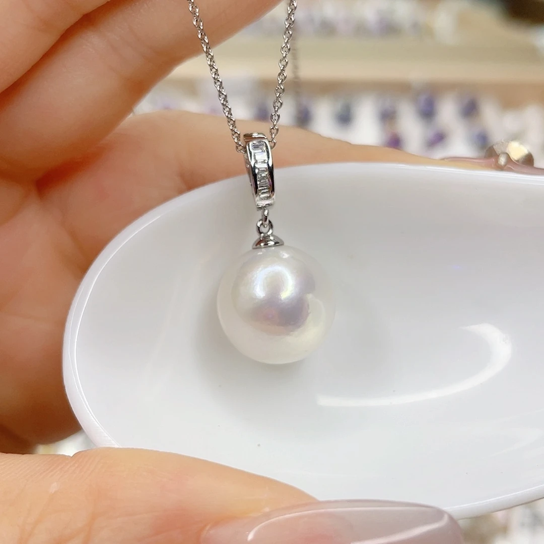 淡水珍珠未镶嵌吊坠(赠链)