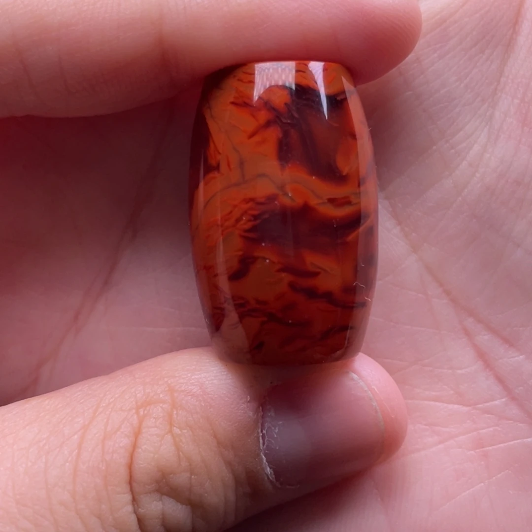 未镶嵌南红玛瑙珠宝奇石桶珠