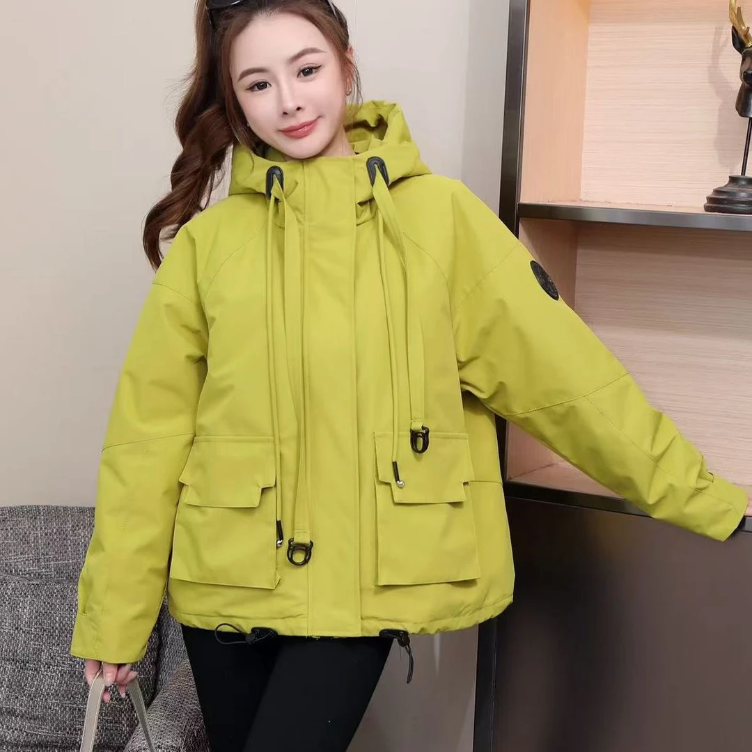 【贺筱姐】设计感时尚洋气百搭YY冲锋衣外套W287款