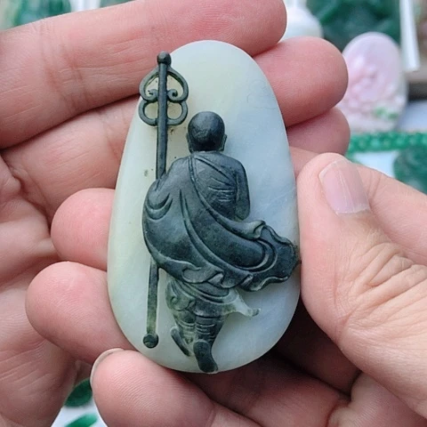 未镶嵌独山玉吊坠(不含链)