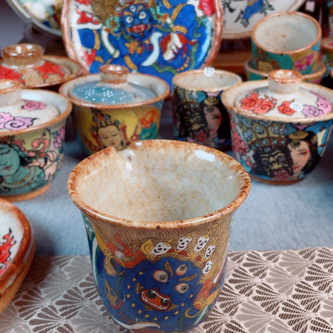 善***࿐手绘大黑天公道杯老粉福利