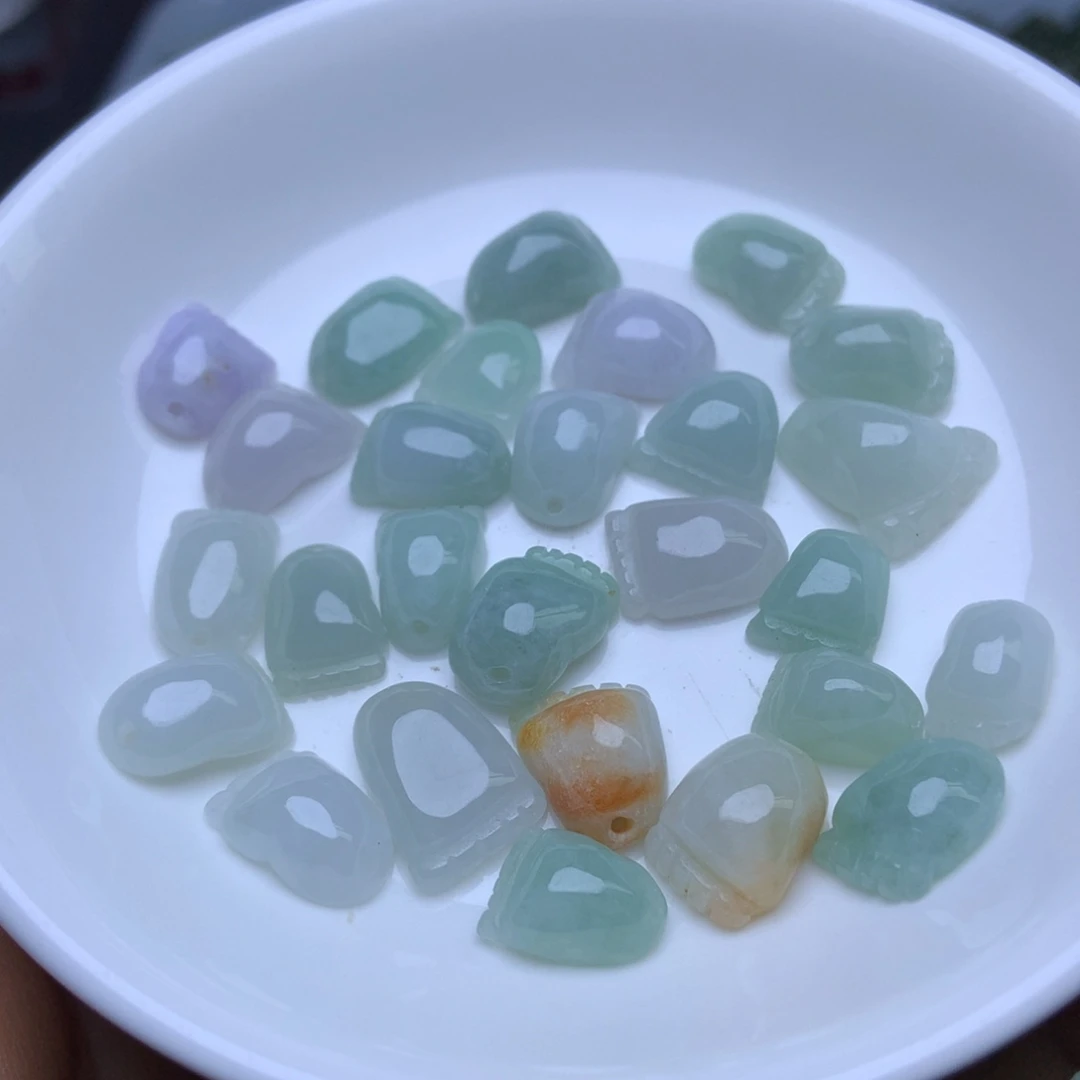 散珠翡翠小脚丫8个