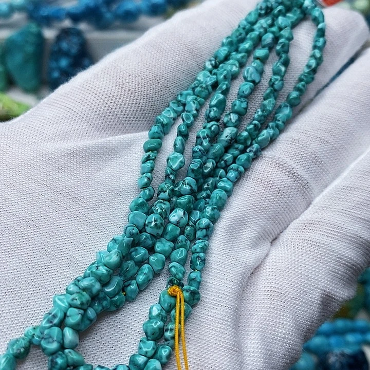 绿松石未镶嵌天然原矿 地大质检