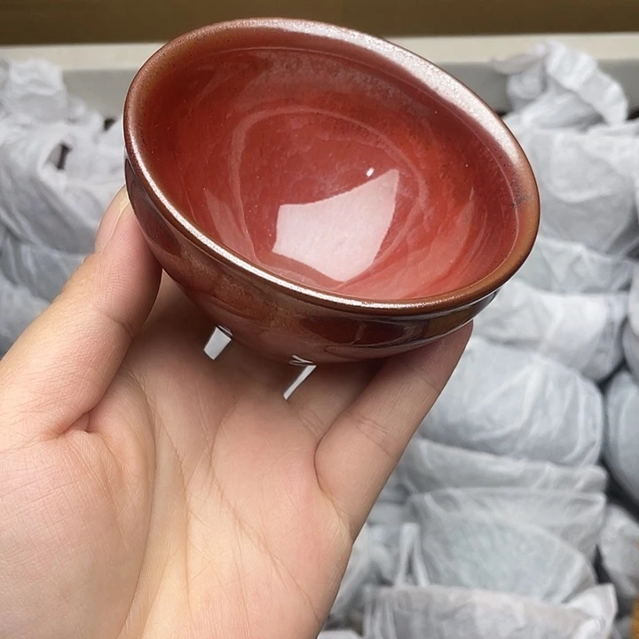 茶盏建窑建盏主人杯微瑕