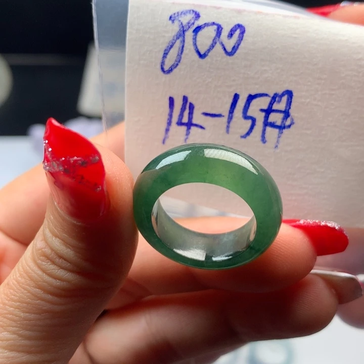 *****定制翡翠未镶嵌戒圈