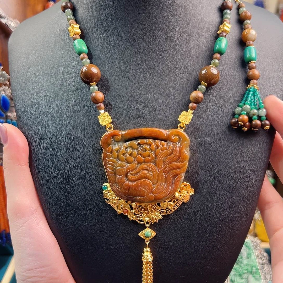 925银珐琅锦象原创设计款式项链