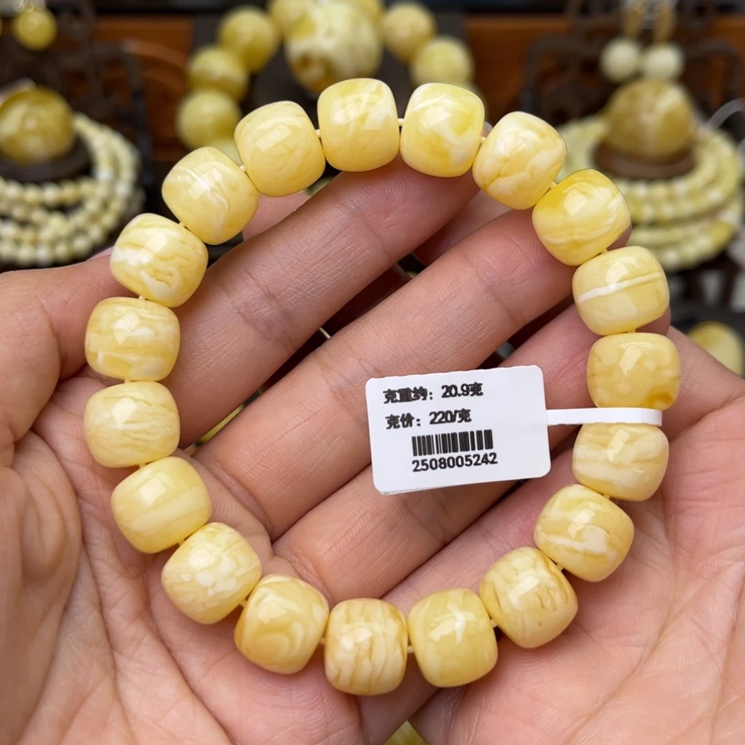 手串蜜蜡未镶嵌R***r12+老型手串