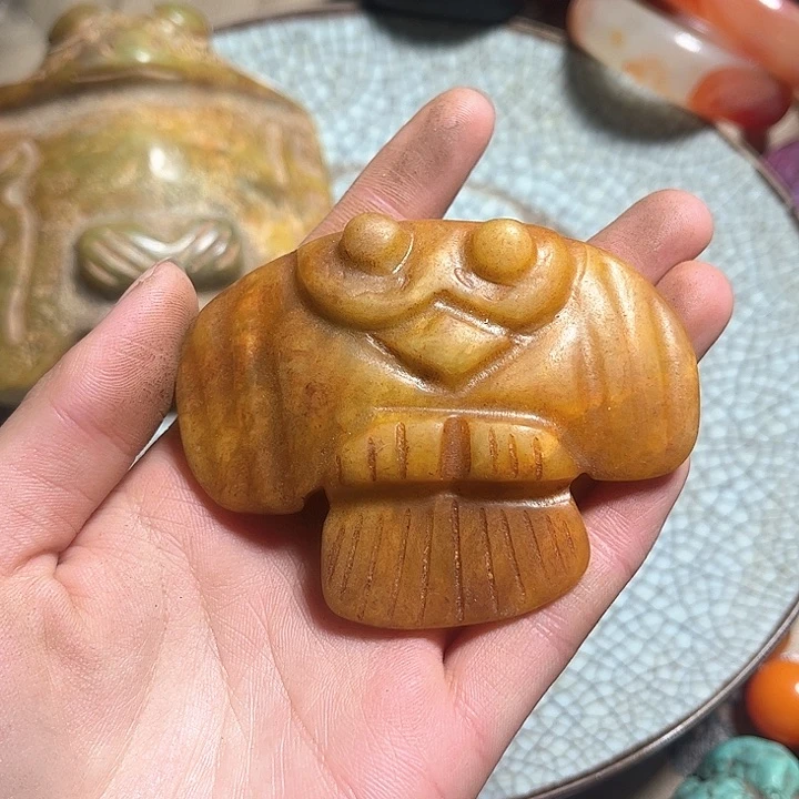 紫金钵盂菩提把件