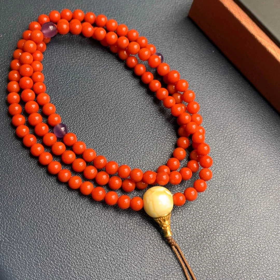 南红玛瑙未镶嵌手串