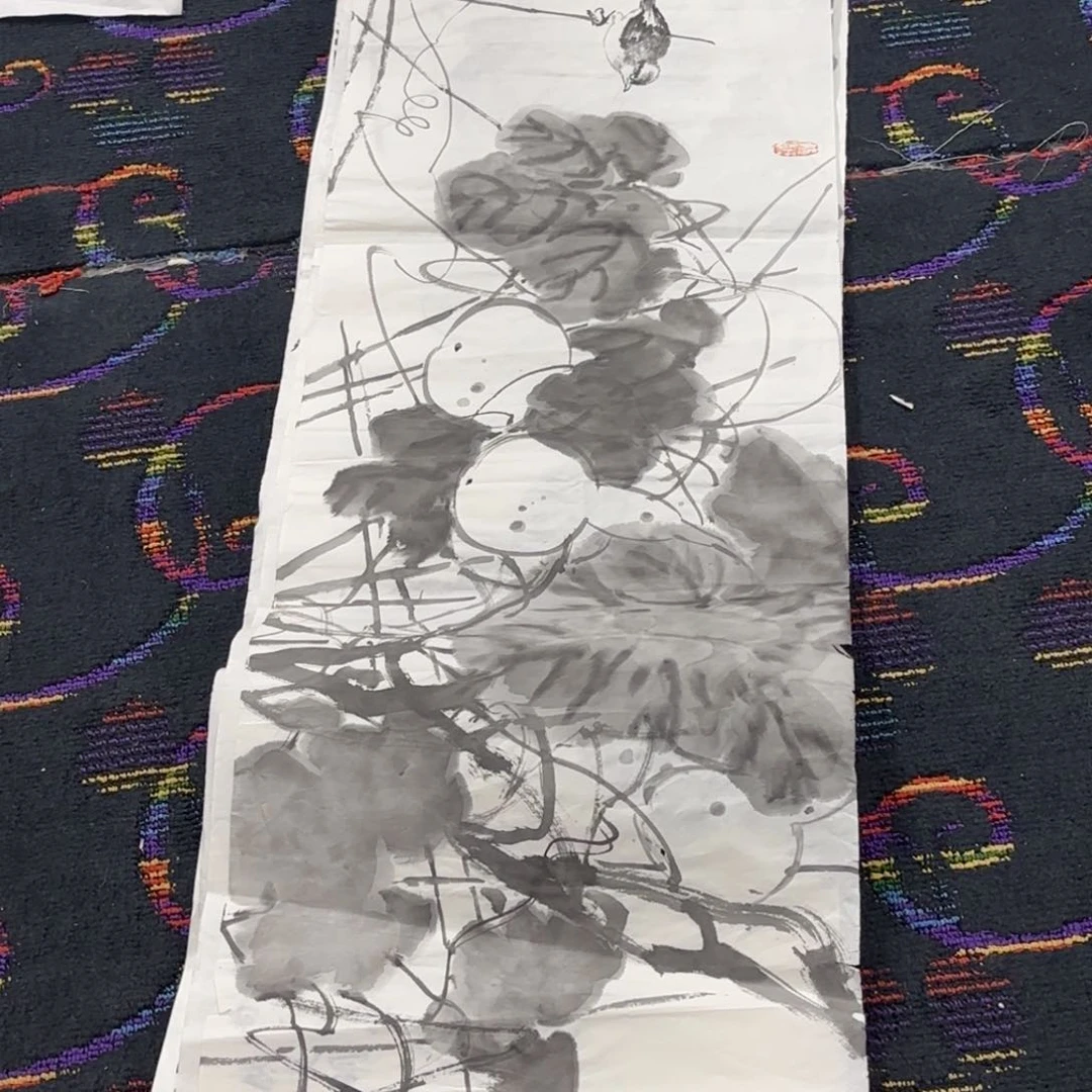 国画国画作品饶炎明老师作品刘