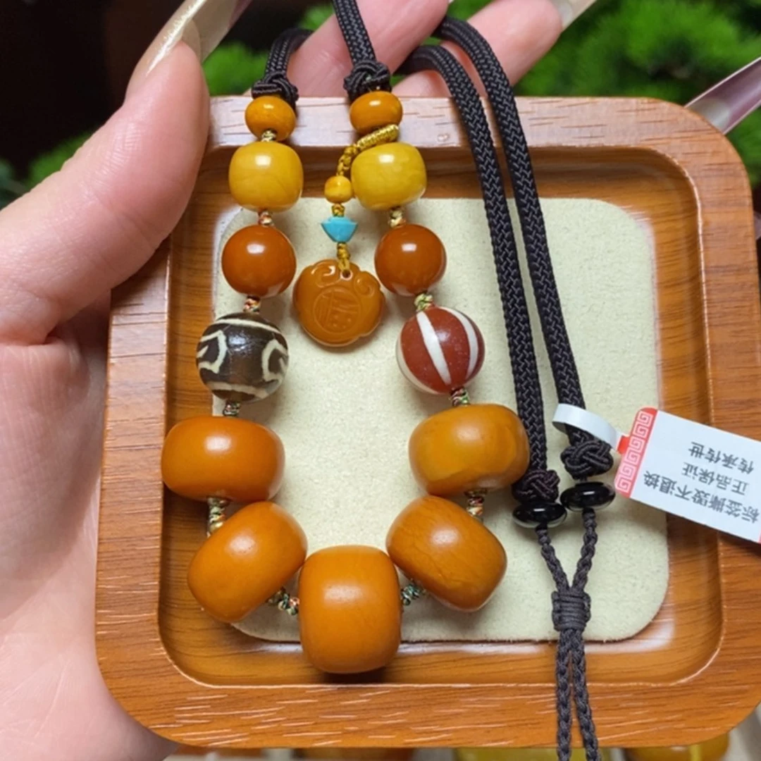 【闪购商品】蜜蜡颈饰未镶嵌项链