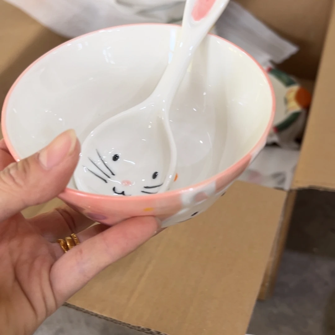 陶摆件高温陶瓷釉下彩微瑕！