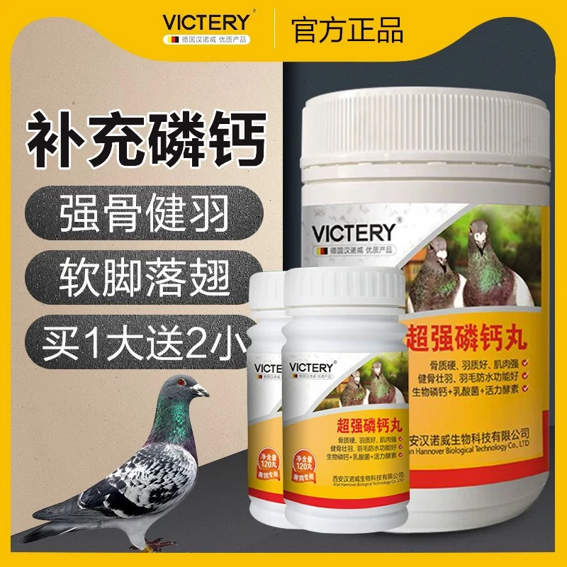 汉诺威【超强磷钙丸】幼鸽种鸽营养丸赛鸽信鸽保健品