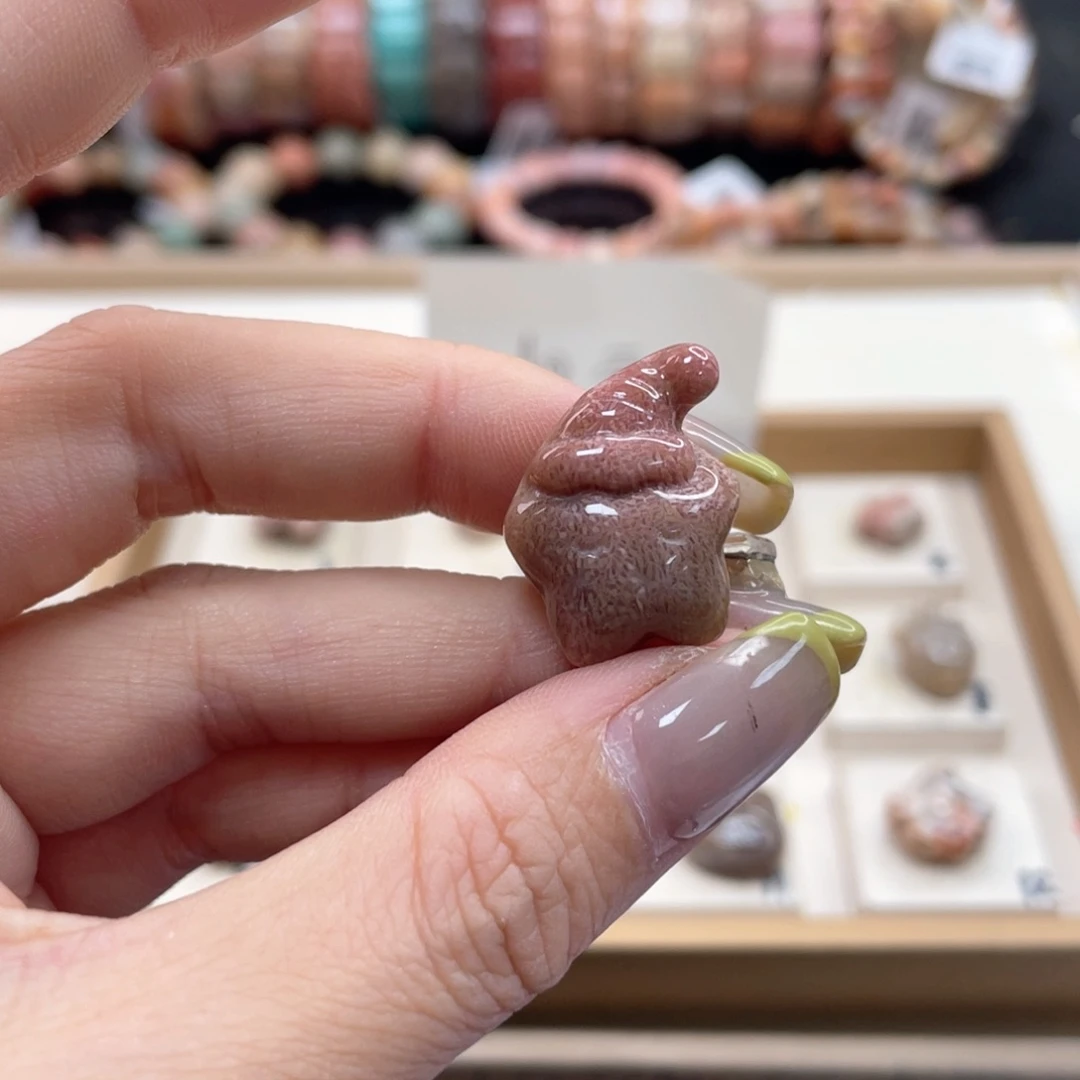 硅化珊瑚（珊瑚玉）手链未镶嵌宝*615