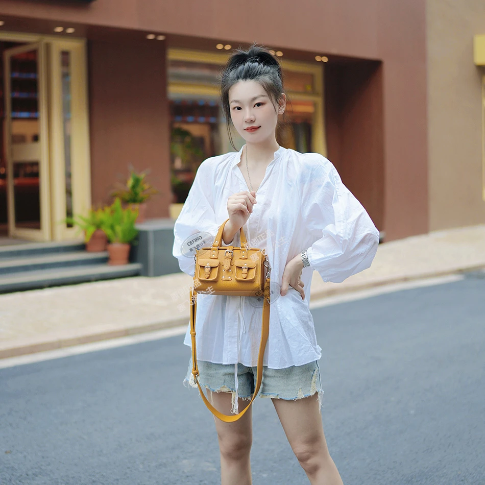 【CEFIRO · CiCi】新款高端精致百搭女士单肩斜跨包 WGG-1WB973