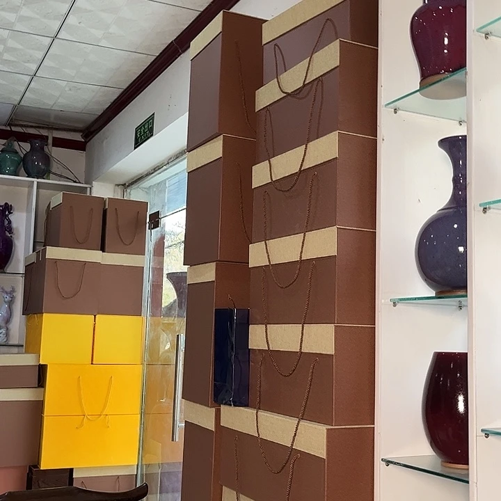 钧瓷瓷片钧瓷礼盒钧瓷礼盒