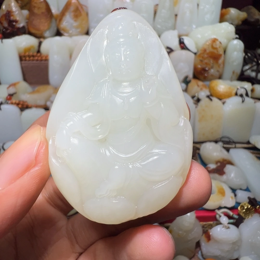 蓝***瑟吊坠(不含链)未镶嵌和田玉