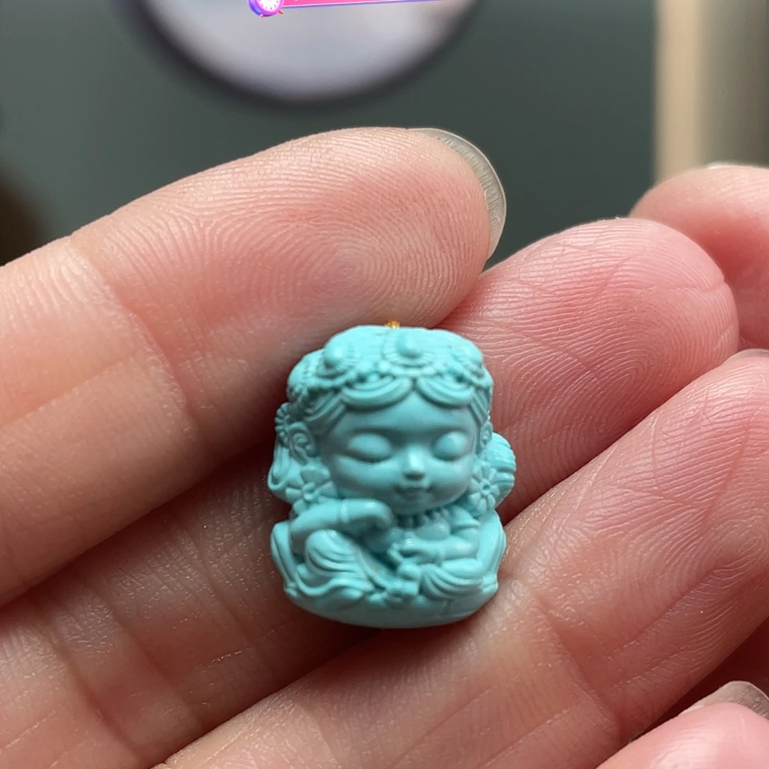 绿松石未镶嵌颈饰