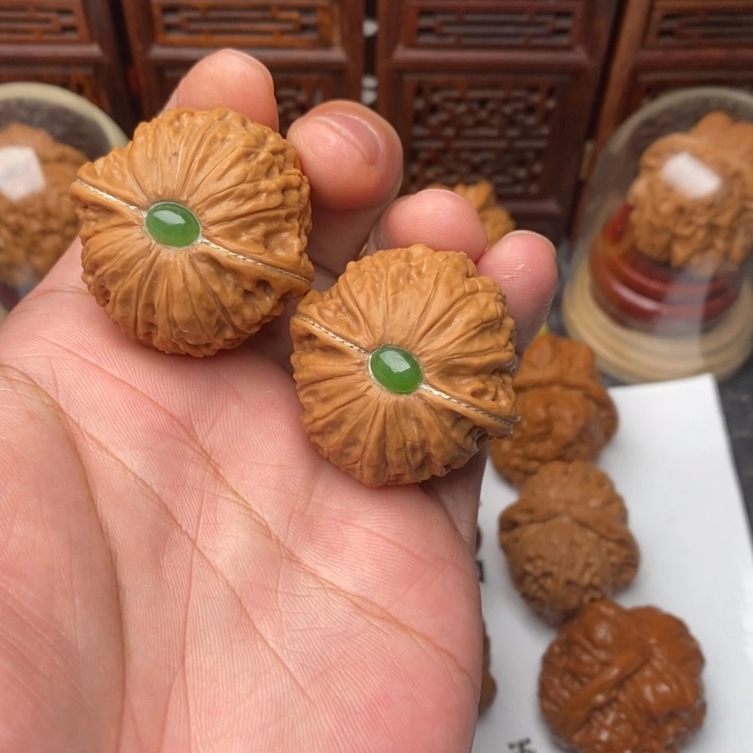 文玩核桃吊坠核桃一对