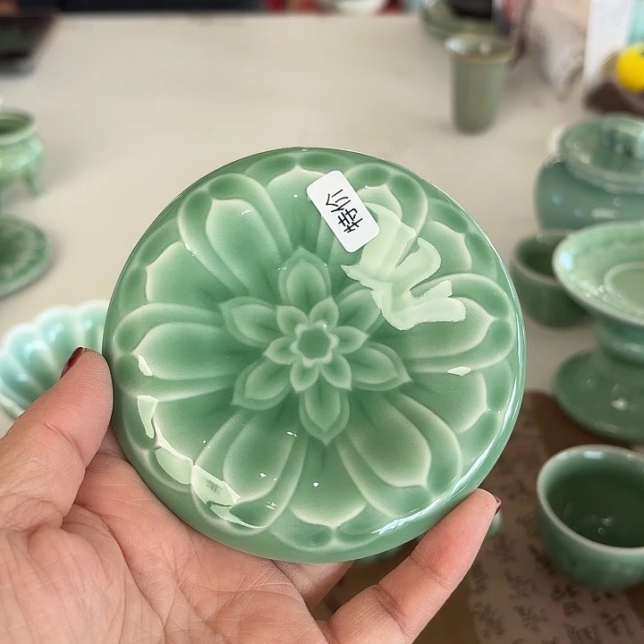龙泉云间青瓷小米茶器