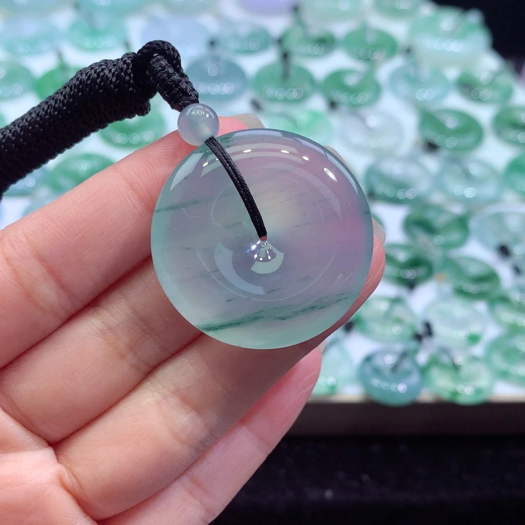 颈饰未镶嵌翡翠63尺寸33*7.2