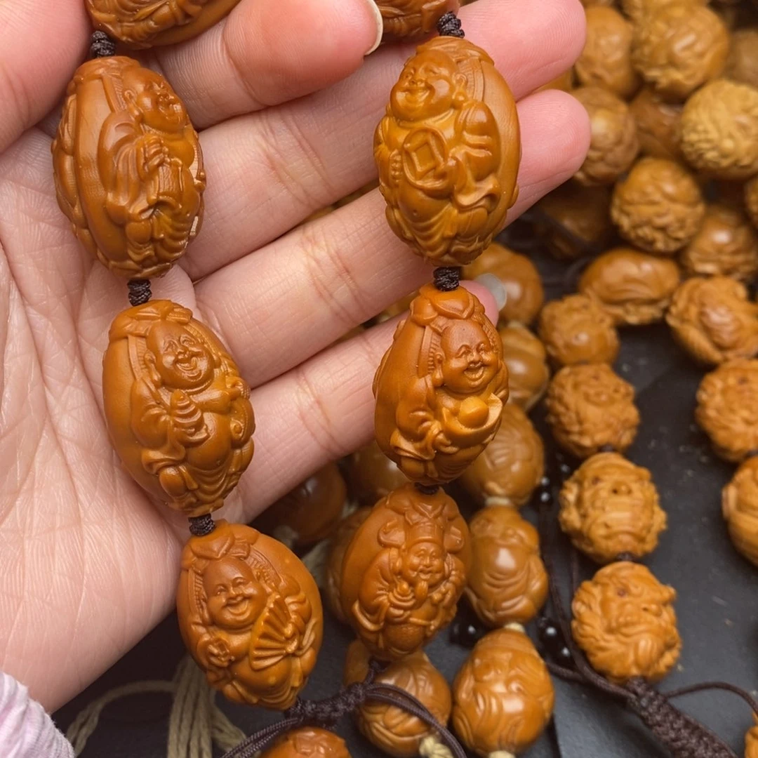 橄榄核吊坠金刚结财迷1.8+