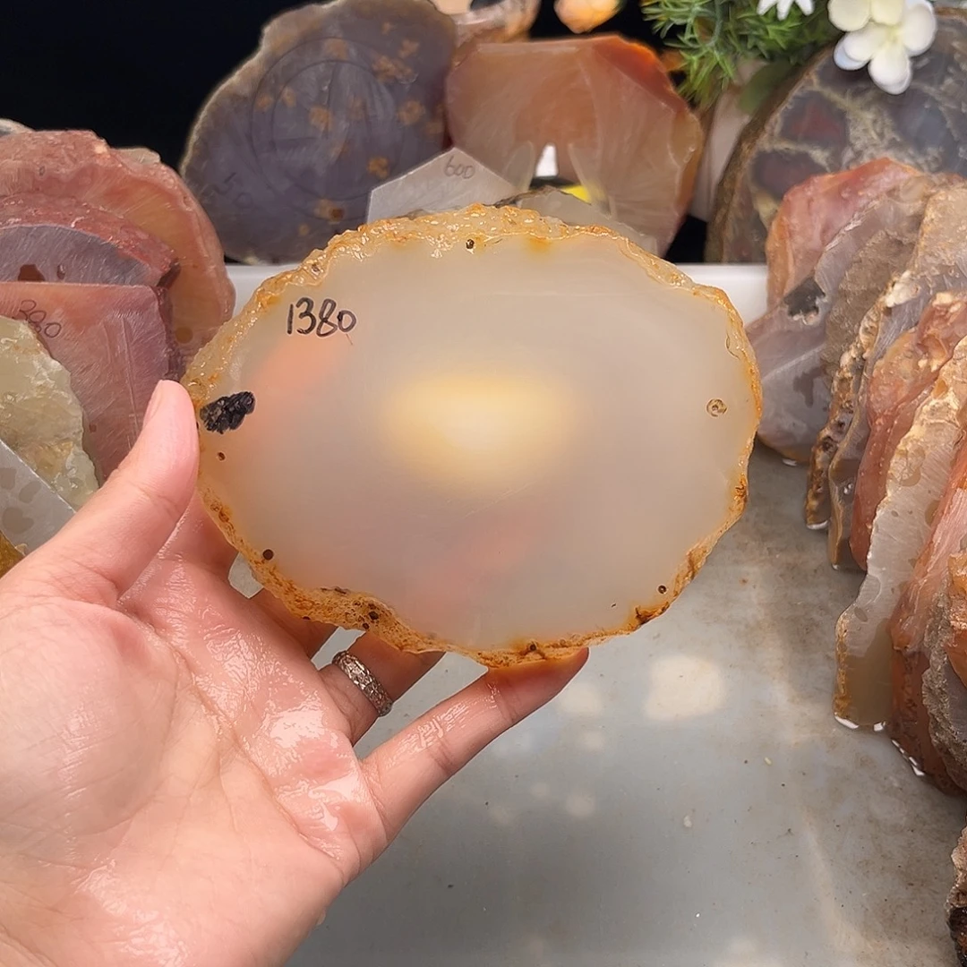 轮***回定制玛瑙白月光玛瑙手镯