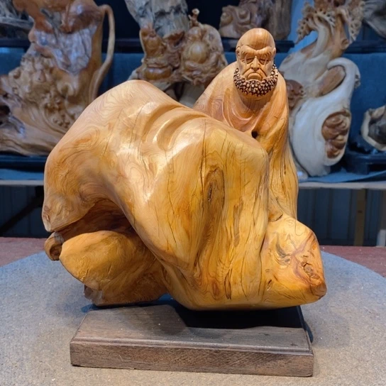 柏木（崖柏）根雕摆件