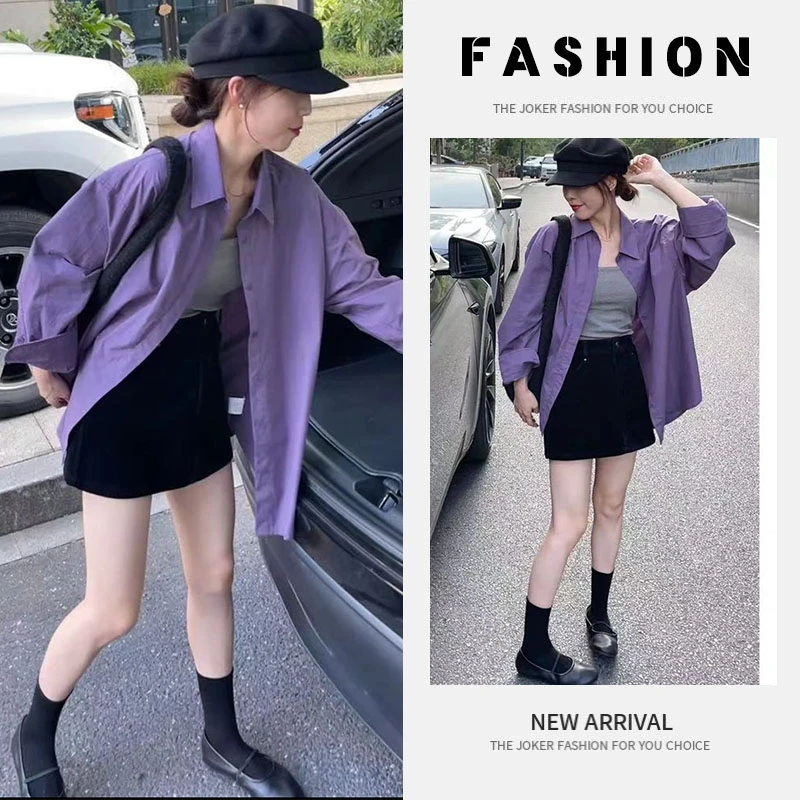 春夏时尚穿搭一整套女2025新款韩版背心百搭衬衫高腰短裙三件套装