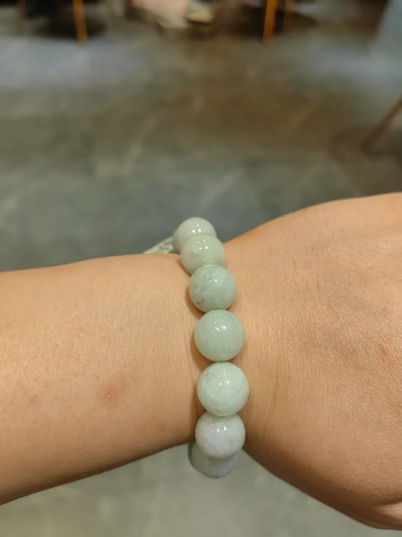 徐雷珠宝翡翠手串 XL54 多样性发一