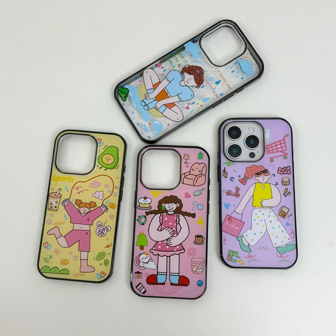 适用苹果16promax手机壳可爱iPhone15女生新款14高级13韩国ins风
