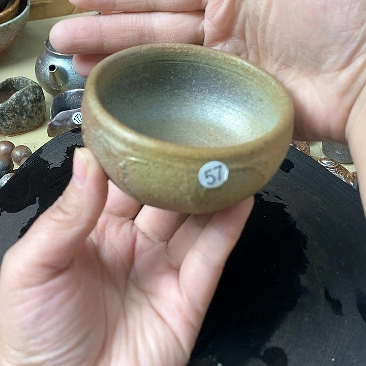 杯川宝福利柴烧茶器