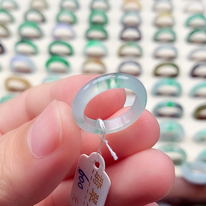 翡翠未镶嵌戒指6号