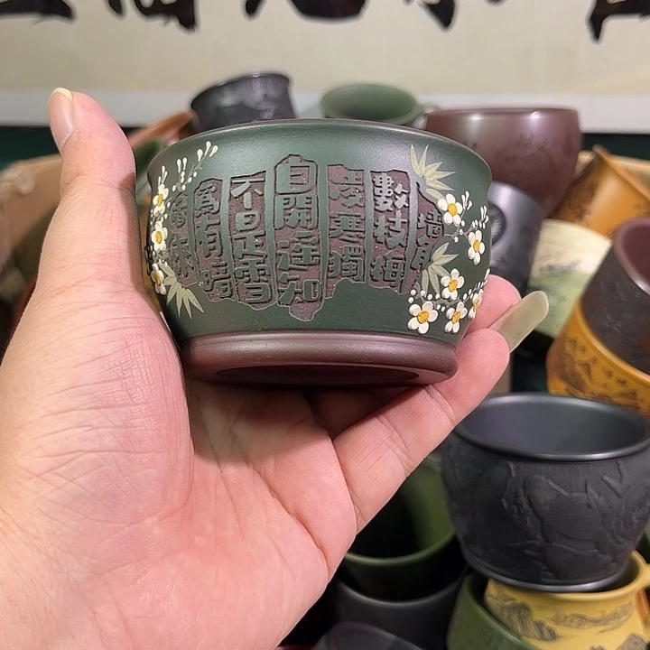 茶杯紫砂全手工紫砂主人杯