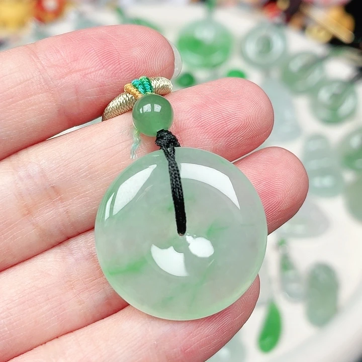 颈饰未镶嵌翡翠缅甸天然A货翡翠
