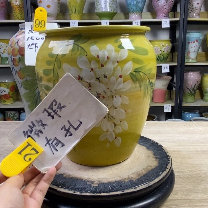 景德镇高温陶瓷花盆