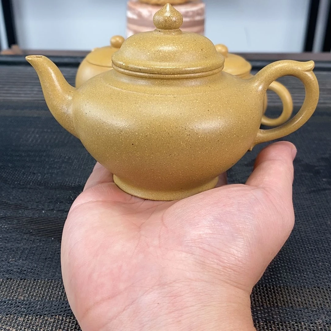 茶壶紫砂黄金段笑樱容量250毫升
