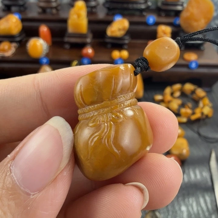 田黄石田黄石挂件