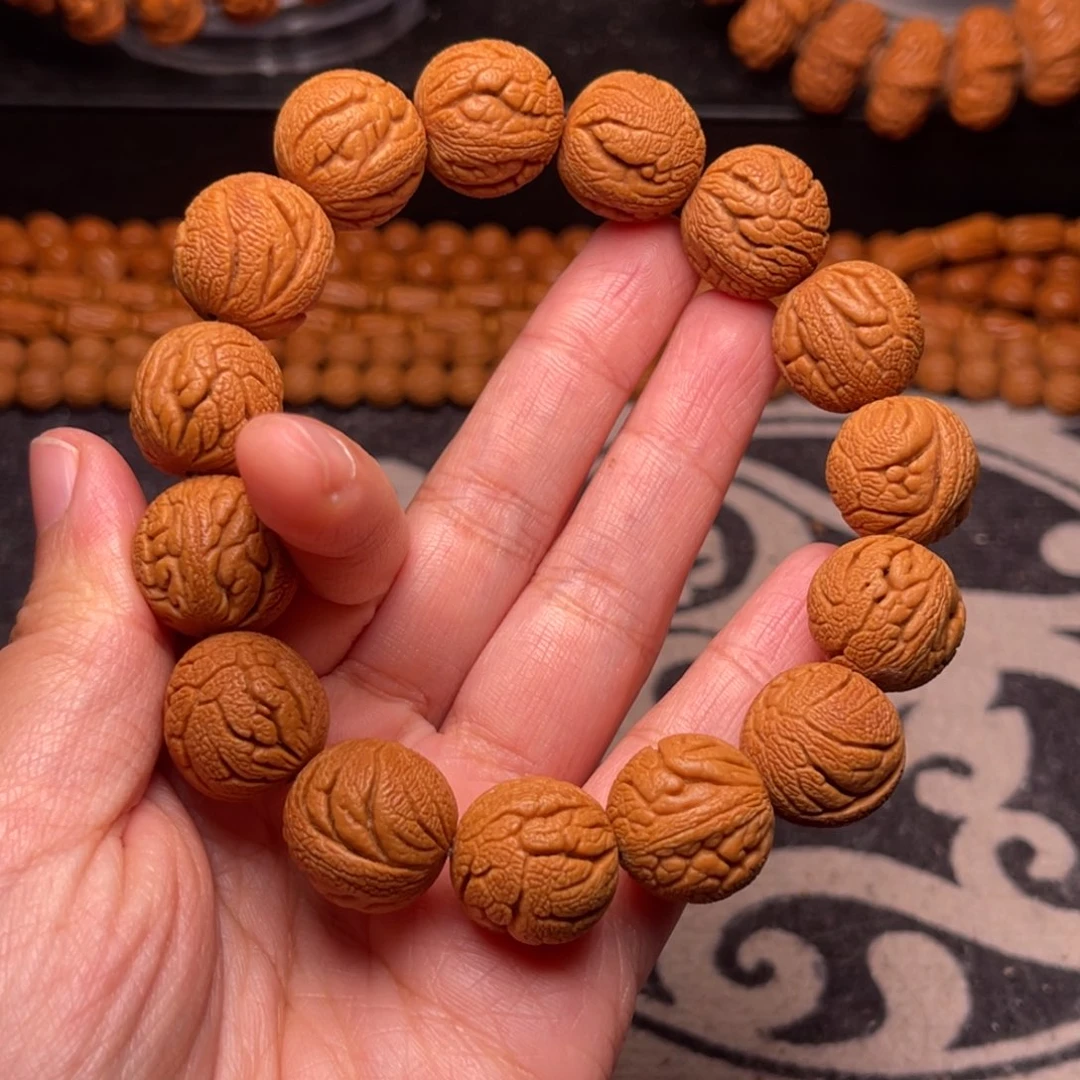 手串桃核龙纹龙珠17