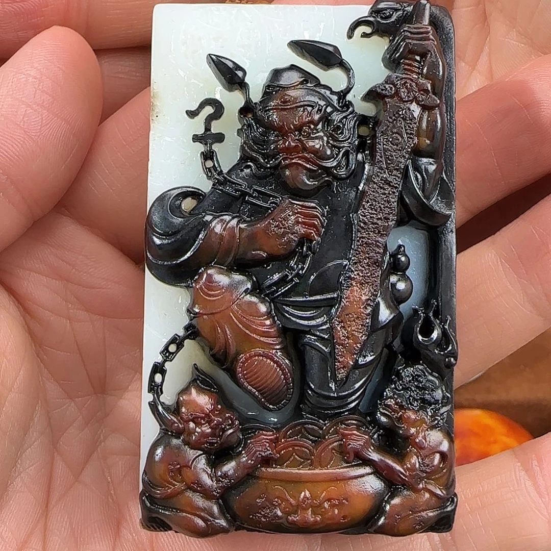 用***3和田玉未镶嵌颈饰