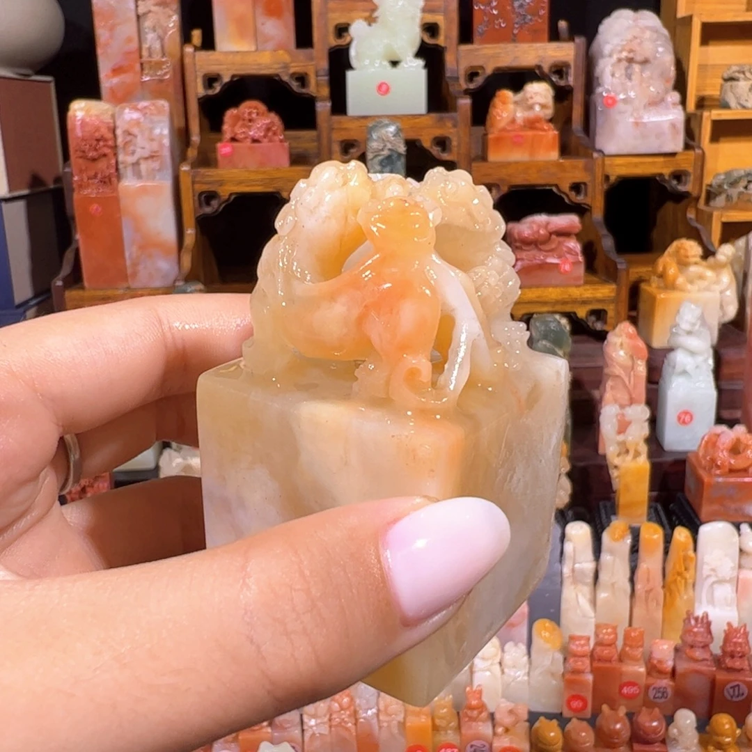 昌化石印石手工制作