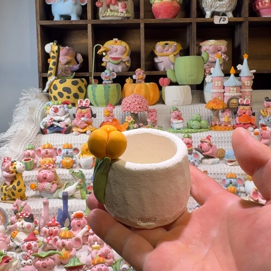 厂家直销手工花盆摆件