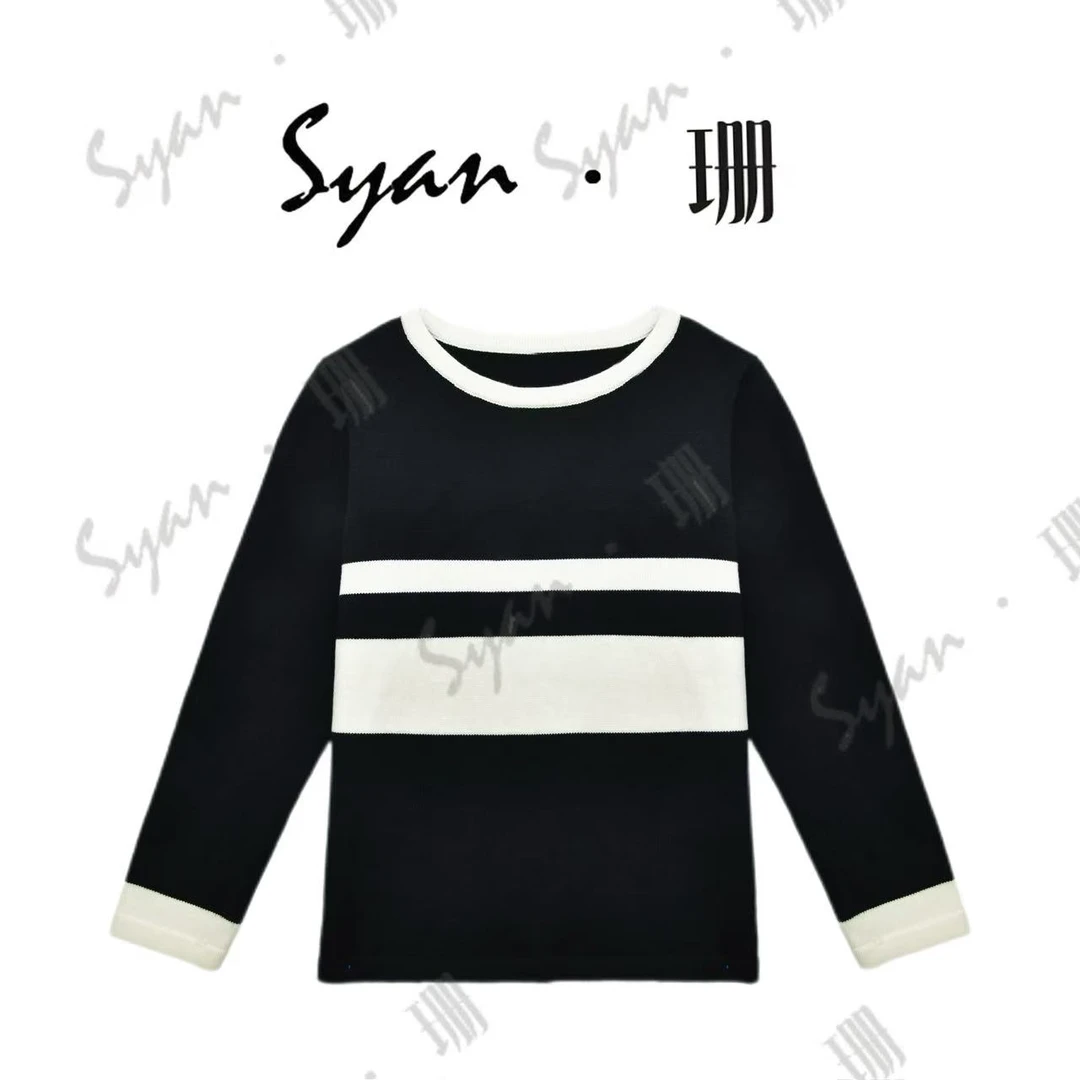 Syan【山涧空】2025秋冬新款百搭小众高级轻奢设计款小众绒衫