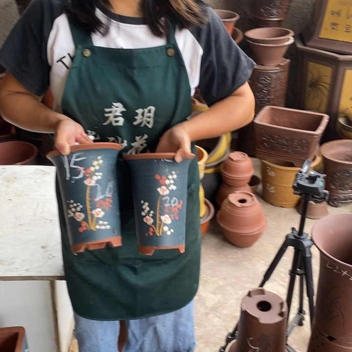 紫砂花盆紫砂花盆盆栽植物花卉苗木种植