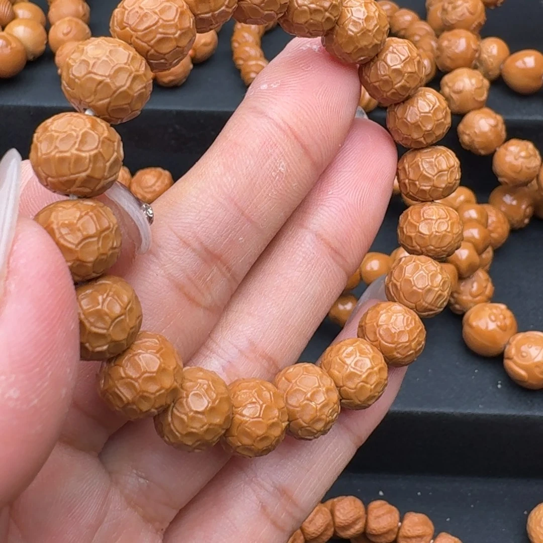 猴头核桃手串龙鳞纹