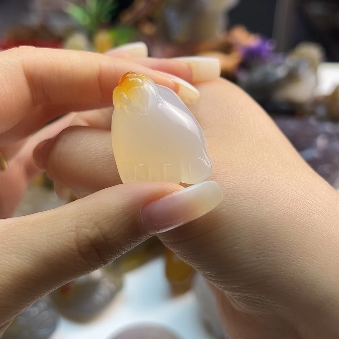 玛瑙/玉髓未镶嵌吊坠(不含链)