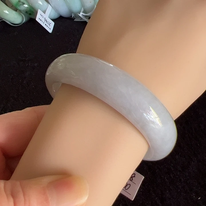 翡翠未镶嵌手镯编号94086圈口 56.8